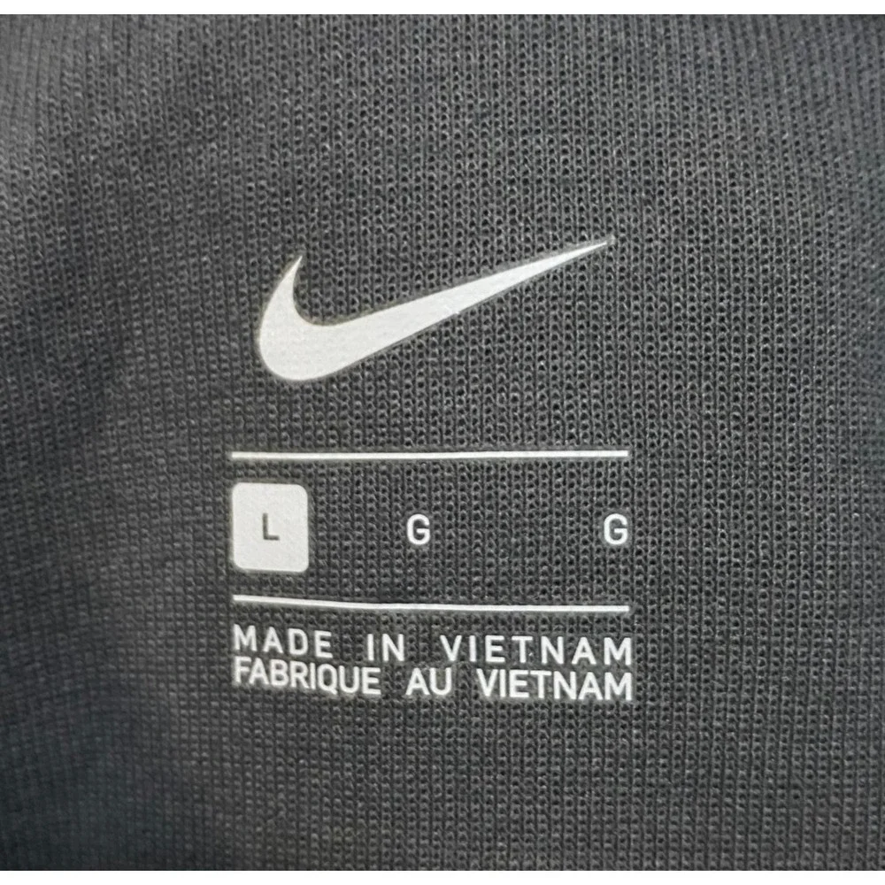 NIKE Woodberry Forest Men's L Black Football Training Long Sleeve 1/4 Zip‎ NWT